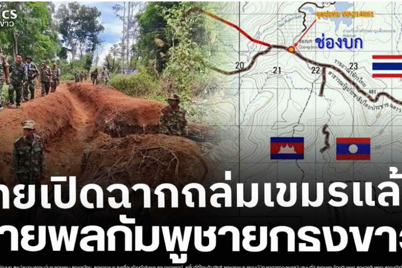 ช่องบกเดือด! ทหารไทยเปิดฉากถล่มเขมรแล้ว นายพลกัมพูชายกธงขาว-สายตรงรองผบ.สุรนารี